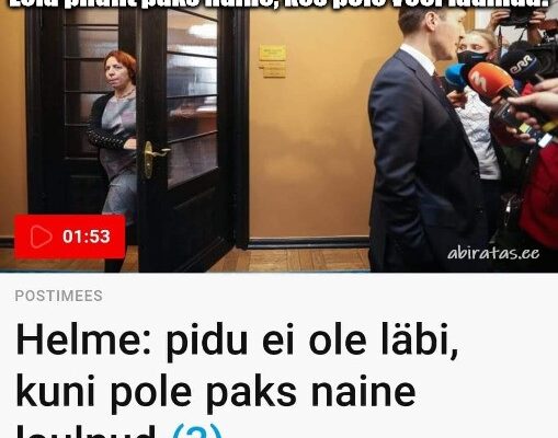 Paks naine laulab