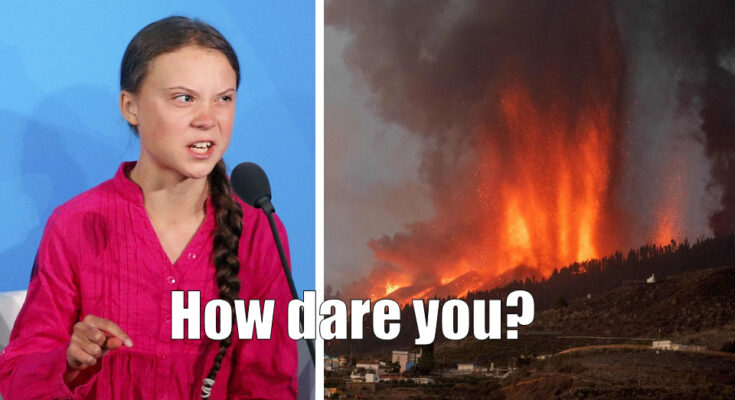 Greta süüdistab vulkaani